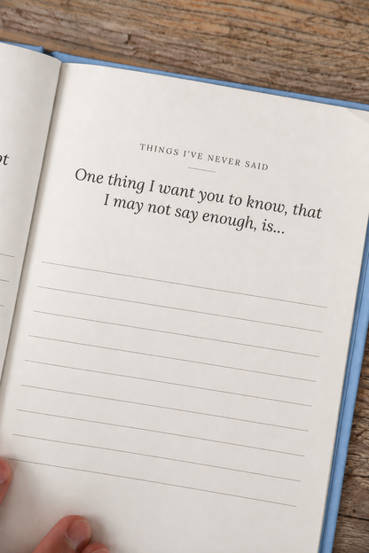 Everything I've Never Said - Dad Edition Light Blue