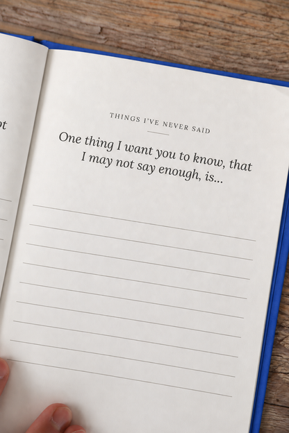 Everything I've Never Said - Dad Edition Dark Blue